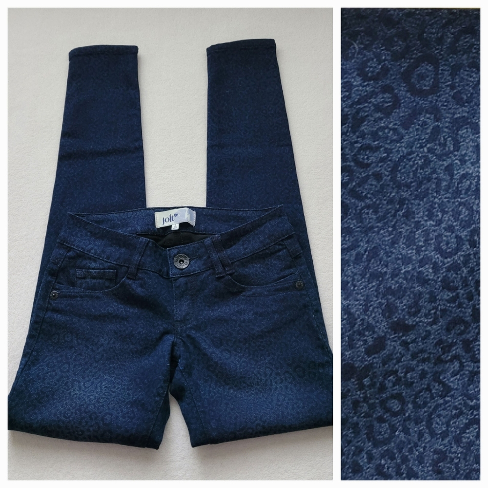 Jolt | NWOT Leopard Print Blue-on-Blue Women's Small Jeans